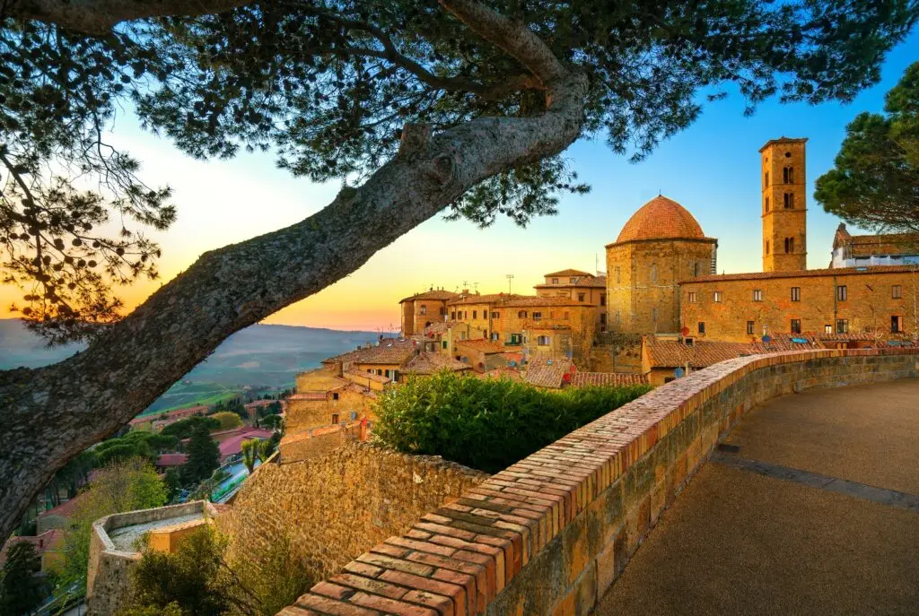 Tuscan hilltop volterra